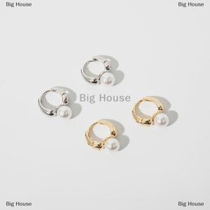 [COD] Big House Fashion Pearl Drop Earrings For Women Gold Color Wedding Jewelry Simple Dangle Earring Jewelry Gift