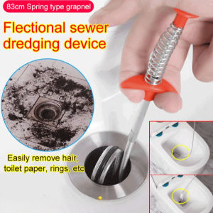 【Send within 24 hours】[3 seconds to unblock/can be bent at will]Effective Dregde Sewer Pipe Cleaning Clamp Wire