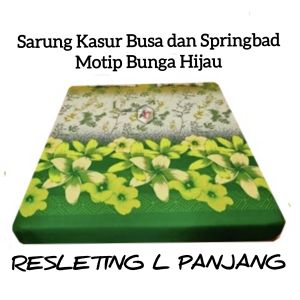 Sprei resleting Tebal 20 cm no 1 2 3 4 / Sarung kasur busa Resleting dan Springbad