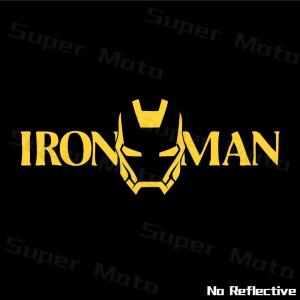 Motorcycle Car Reflective Marvel Sticker Windshield Helmet Racing Scratch Waterproof Decoration Decal Cartoon I-Iron M-Man Sticker