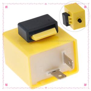 【CHANGXIANG3】 12V 2 Pin có thể điều chỉnh tần số LED flasher Relay bật tín hiệu blinker chỉ số