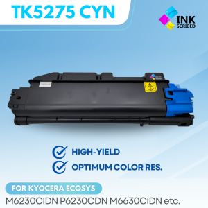 INKSCRIBED Compatible Toner Cartridge TK5275 TK-5275 for Kyocera ECOSYS P6230cdn M6630cidn M6630cidn