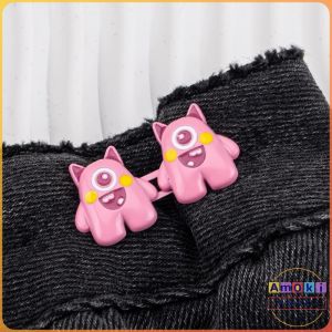 1 Set Cartoon Pattern Waist Buckle For Women Skirt Jeans Adjustable Waist Clip Buttons Accessories
