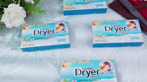 12 Pack Dryer Sheets Bulk Fabric Softener Dryer Sheets Fabric Softener Plant Formula Organic Naturally Softens and Removes Static Cling 40 Count