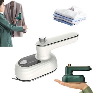 Rotary Garment Iron Rotary Garment IronSteamer Rotatable Portable IronSteamer Portable Handheld GarmentElectric IronPortableGarment Steamer Cleaner (Green)
