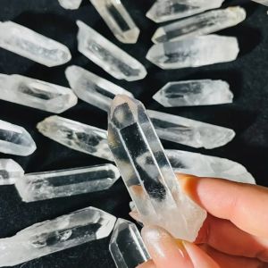 Clear Quartz Point Crystal Tower Clear Quartz Tower Obelisk Wand Healing Energy Stone Home Office Decoration Crystal Gift