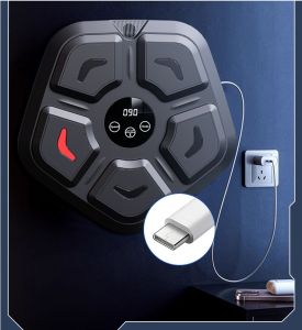 Bluetooth music adult boxing trainer parent-child interactive device no punching no damage wall intelligent counting boxing punching bag decompression fitness to boyfriend holiday gift