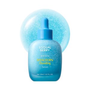 EQQUALBERRY Hyaltoin Flooding Smoothie Serum 5% Hyaluronic Acid Serum for Face & Redness Relief Deep Hydrating Cooling Care with 5 Ceramides & Ectoin Korean Skincare (1.01oz / 30ml)