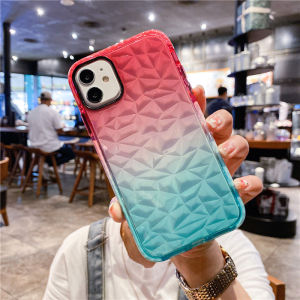 Ốp lưng điện thoại chống sốc dành cho 13/12/11 pro max màu gradient mềm dẻo MinnSTORE