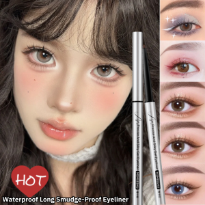 Long-Lasting Waterproof Smudge-Proof Eyeliner Pencil Quick Dry Smooth Eyeliner Liquid High Pigmented Eye Cosmetics 眼线笔