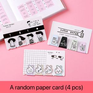 Cartoon Kawaii Magnetic Bookmark Set Double-Sided Printed Page Holders For Reading & Note-Taking