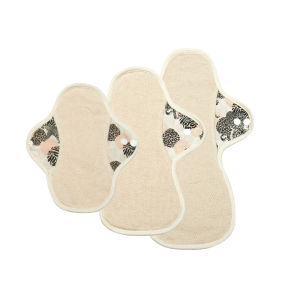 [Betty Bear] 3 Miếng lót vệ sinh có thể giặt bông vệ sinh có thể tái sử dụng cho phụ nữ mẹ bé gái tấm nệm lót cho bé kết hợp chống thấm nước ngày đêm