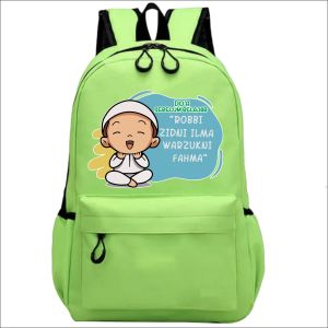 PVJ Tas Mengaji dan Sekolah Anak SD Laki Laki Motif Doa Sebelum Belajar