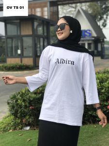 Aldira Kaos Oversize Wanita Kekinian / Kaos Oversize Terbaru / Kaos Wanita / Oversize / Baju Wanita Jumbo / Pakaian Wanita / Kaos Wanita Hijab Terbaru / Kaos Wanita Viral Terbaru / Kaos Oversize Wanita 7/8 / Atasan Wanita / Kaos Wanita Terbaru / Kaos