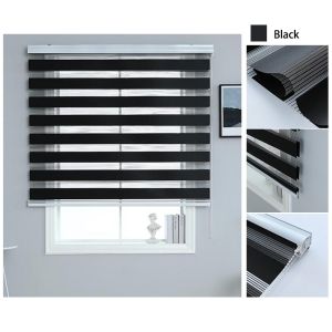 【Window Blinds Roller up Sale] New Ventians Korean Zebra Duo Roller Blinds Windows 60cm/80cm /100cm /120cm/140cm/150cm/180cm*160cm