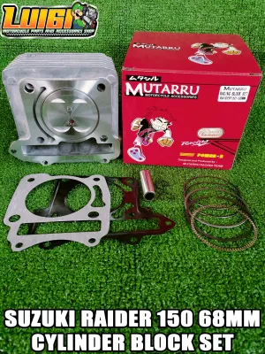 MUTARRU SUZUKI RAIDER 150 68MM CYLINDER BLOCK SET