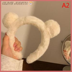 CISWGE Girls Cute Plush Bear Rabbit Ears Headband Autumn Winter Head Hoop Cartoon Girls Kid Hairband Headdress Hair Accessories
