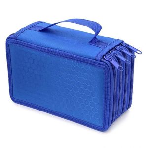 COOLCELLS 32/52/75 Holes Colored Pencil Bag Large Capacity 2/3/4 Layers School Stationery Bag Portable Smooth Zipper Pencils Case Office Accessories
