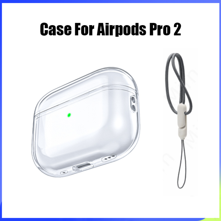 Transparent Clear Case for Apple Airpods Pro 2 TPU Shockproof