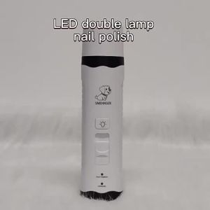 Dog Nail Grinder for Small Large Dogs Nail Clippers LED Light Cat Paws Nail Cutter USB Rechargeable Grooming Supplies