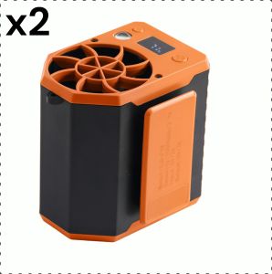 Small Fan Real-time Power Display Charging Multifunction Lcd Display Led Lighting Adults Automatic Timer