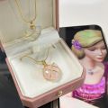 Heart Stone Crystal Kalung Barbie Diamond Castle Kalung Barbie Love. 