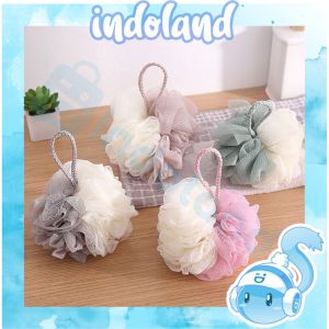 ☀ INDOLAND ☀ R599 Spon Bola Jaring Mandi Busa | Shower Puff Bath Ball Foaming Sponge
