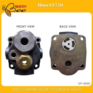 QUEENBEE Hino EF750 AIR COMPRESSOR CYLINDER HEAD ASSEMBLY DP-0030 truck GSK BRAND