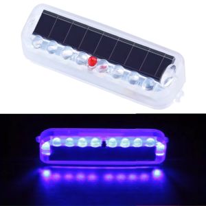 LANGJ Waterproof Solar Warning Flashing Light Colorful Solar Powered LED Strobe Warning Light Innovative Anti Rear-end Auto Emergency Lamp Auto Emergency