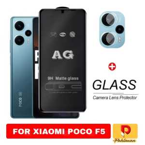 PAKET 2 INC 1 TEMPERED GLASS MATTE ANTI MINYAK FOR XIAOMI POCO X5 PRO 5G / POCO F5 / XIAOMI POCO X5 5G / POCO M5S 9H MATTE GLASS