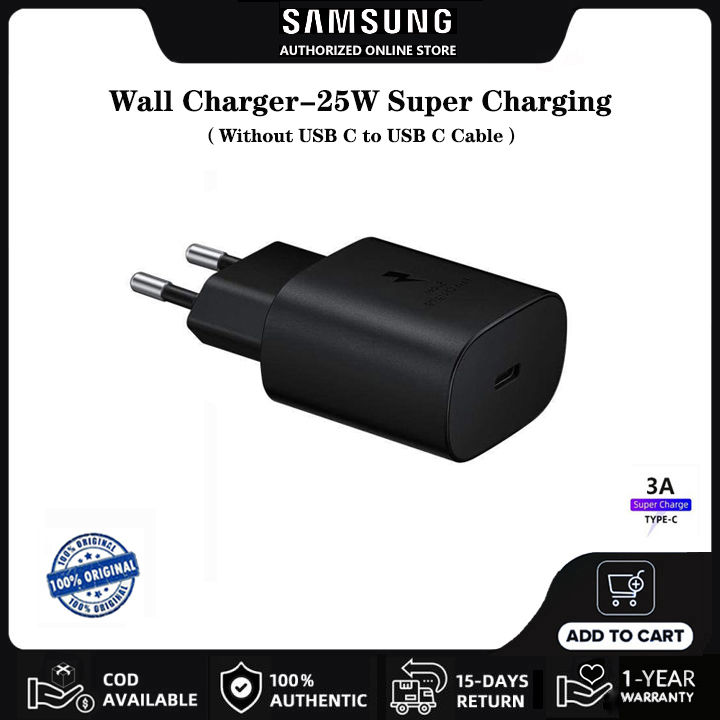 Samsung Charger 25W Super Charging Adapter Original EPTA800 PD Fast