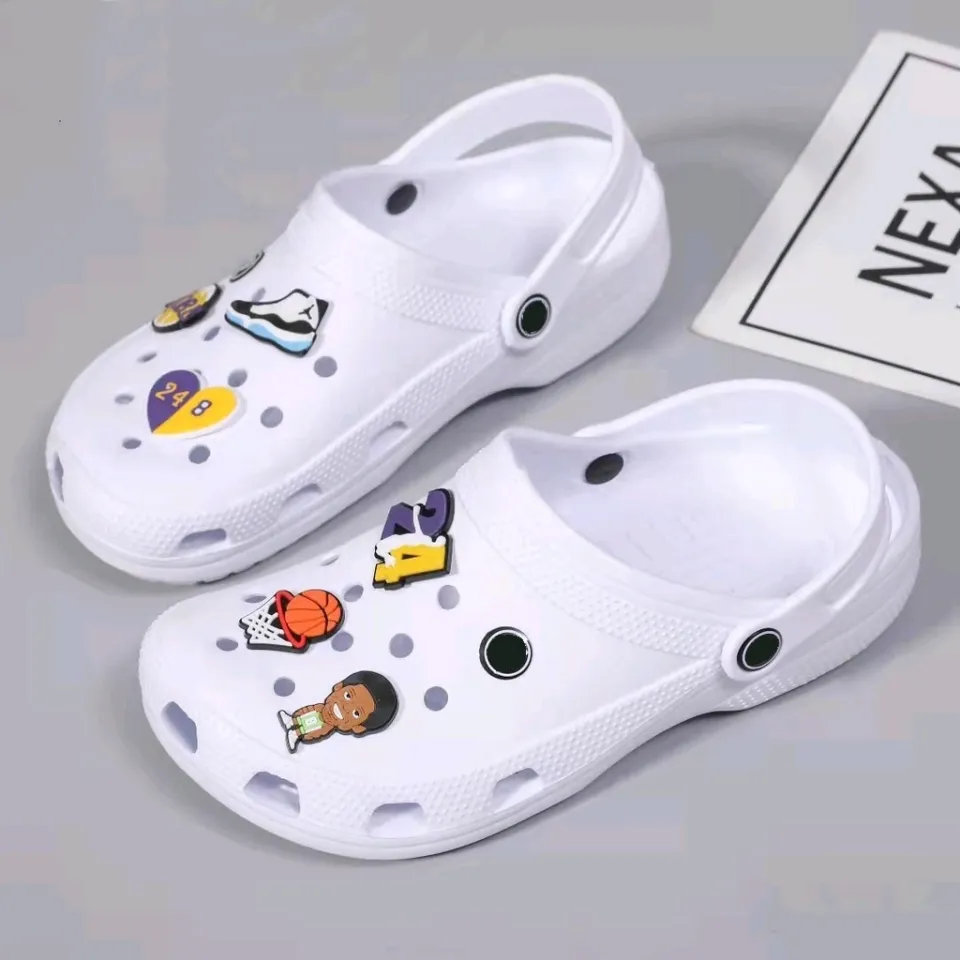 New style crocs for women and girls slippers sports fashion Korean women s shoes white Sandals Lazada PH