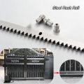 4pcs 1m Rel Pintu Geser Gear Rack Sliding Gate Rel Besi Mesin Pembuka Gerbang Geser Otomatis 8 Mm. 