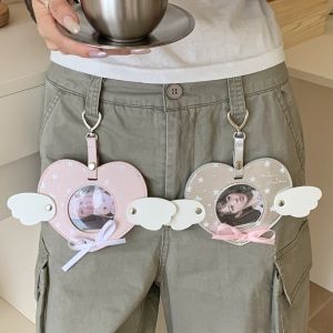 NALANILI Cửa sổ xem Giá đỡ trưng bày huy hiệu Treo PU Hộp đựng huy hiệu Quà tặng Trang trí ba lô Người giữ thẻ nhân viên