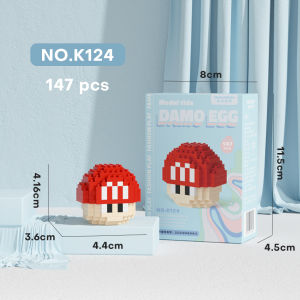 LELE Mainan Brick Nano Block DIY Disney karakter kartun Model Edukasi Mainan Anak Perempuan