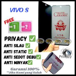 SCREEN PROTECTOR CERAMIC SOFT ANTI SPY VIVO S1 Z1 PRO PELINDUNG LAYAR