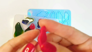 Silicone Geometric Cobblestone Molds Light Shadow Pendant Mold DIY Ornaments Epoxy Crafting Mold