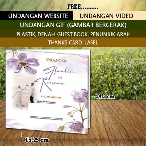 ISI 50 PCS COD Undangan Nikah Murah UNAAPGENZ020 Undangan Pernikahan / Nikahan Kartu Ucapan Kertas Undangan Jimpitan Undangan Syukuran / Walimah / Haji Undangan Khitan / KhitananWedding Card Invittation Undnagan Pesta