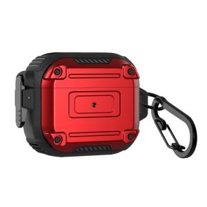 Earphone Cover for 2 with Secure Lock Clip Hard Shell Case &Keychains Shockproof Protective Case