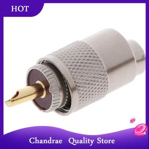[Chandrae] 1PCS UHF PL259 Male Plug Straight Solder Connector Adapter for RG8U RG58-3