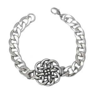 Strudy Witch Knot Bracelet Mens and Womens Knot Bracelet Stylish Stainless Steel Writband for Gatherings