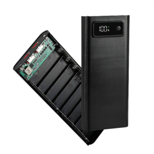 Sạc nhanh 8 di động 18650 sạc dự phòng trường hợp phổ 18650 vỏ sạc dự phòng dễ dàng mang theo cho 8x18650 thiết lập