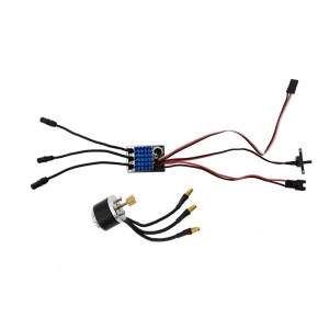 Metal External Motor and ESC Modification Set With Quiet Operations For Remote Control Car Toy Upgrading Part