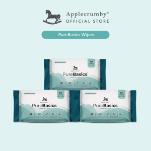 Applecrumby® PureBasic Wipes 10s (3 packs)