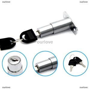 [COD] ourlove ลิ้นชักกดล็อคประตูบานเลื่อนตู้ตู้เก็บของตู้ล็อคความปลอดภัยของหน้าต่าง