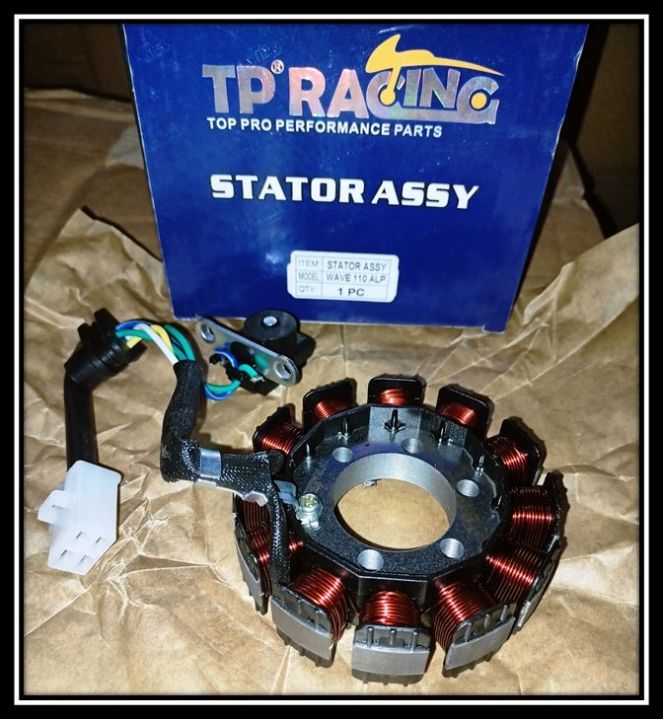 STATOR ASSY WAVE 110 ALPHA TP RACING JAPAN Lazada PH