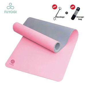 FUYOGI Yoga Mat Non-Slip for Workout Sale Odorless TPE Exercise Sports Fitness Mats