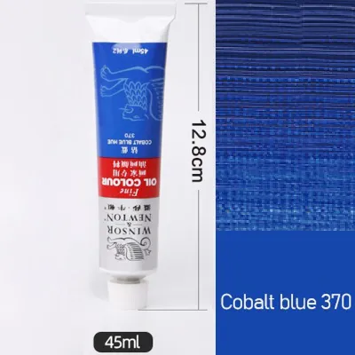 Winsor & Newton 45ml Artist Oil Paint Single Aluminum Tube Rich Vibrant Color Fine Paste Strong Coverage Professional Canvas Painting Supplies