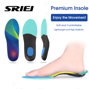 SRIEI 1Pair Orthotic Insole Arch Support Flat Foot Health Shoe Sole Pad insoles for Shoes insert padded Orthopedic insoles for feet