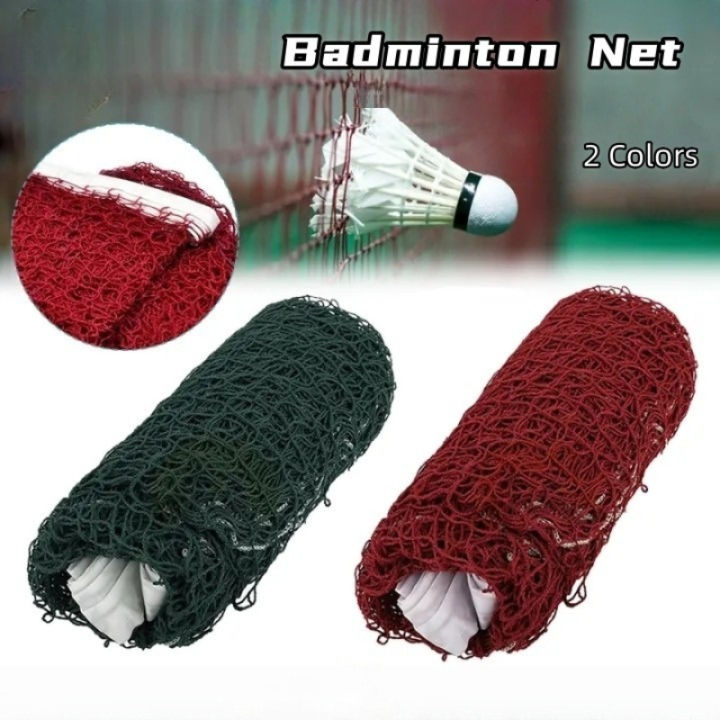 Red Green Badminton Net Portable for Indoor/Outdoor Activities Standard ...